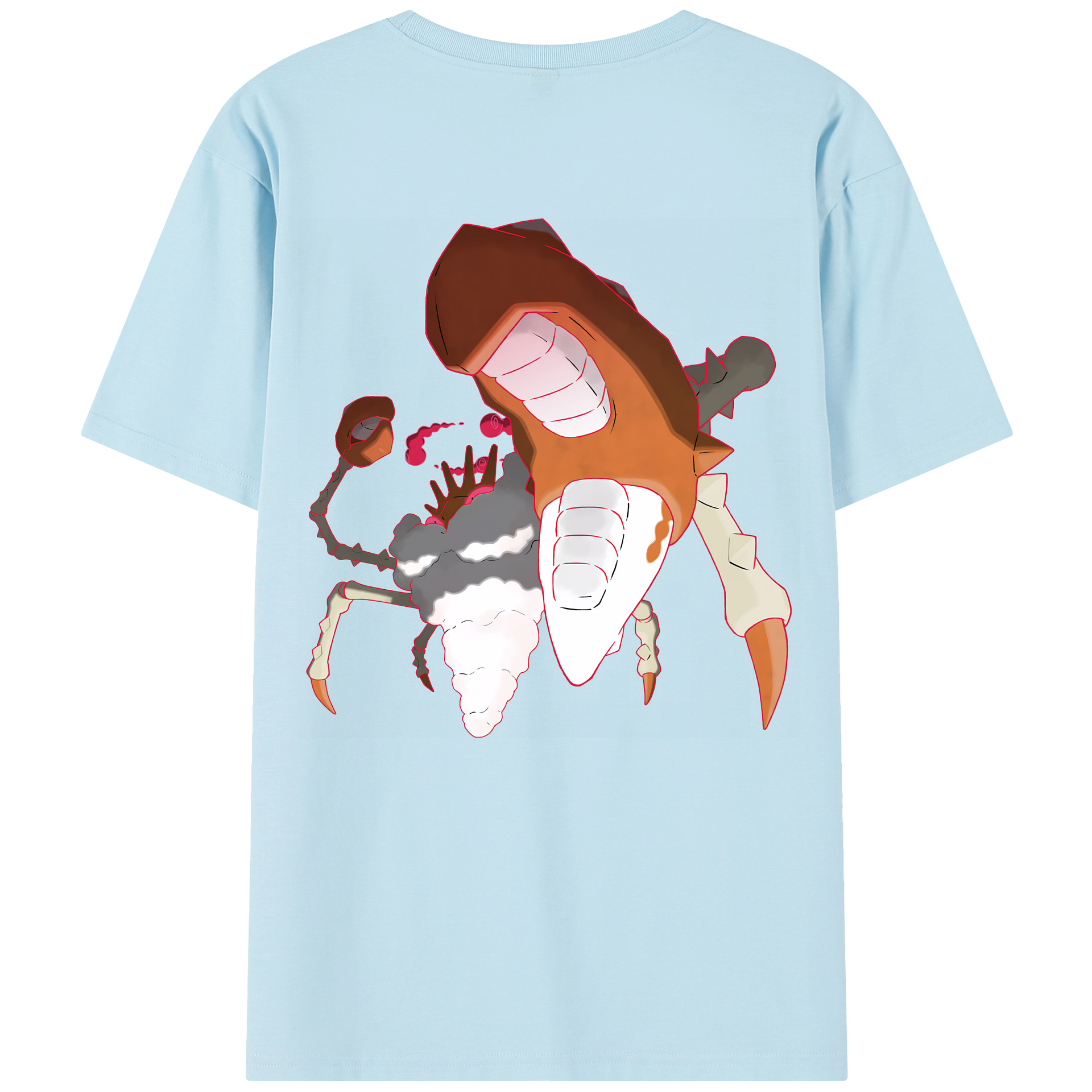 （画像用） ポケットモンスター Pokémon 綿100％半袖Tシャツ（背面プリント）